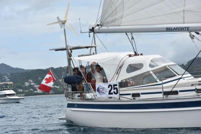 Belafonte at the start in Saint Lucia © WCC / Lucia Ivanissevich